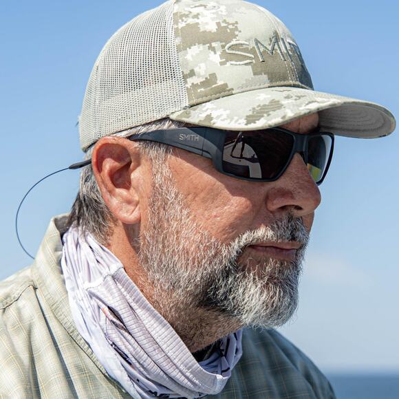 NWT SMITH Guide’s Choice Matte Black/Blue ChromaPop Polarized Sunglasses Unisex - Picture 7 of 7